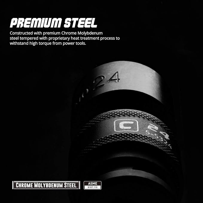 Capri Tools 3/4-Inch Universal Impact Socket, 1/2-Inch Drive, 6-Point, SAE