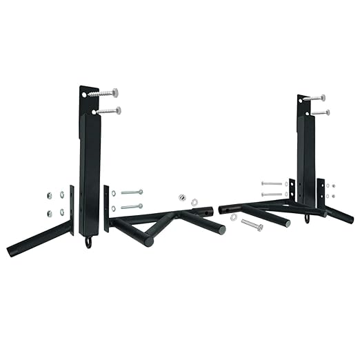 Yes4All Joist Mounted Pull Up Bar, Heavy Duty Multi Grips Joist Mount Pull Up Bar, Chin Up Bar Ceiling Mount