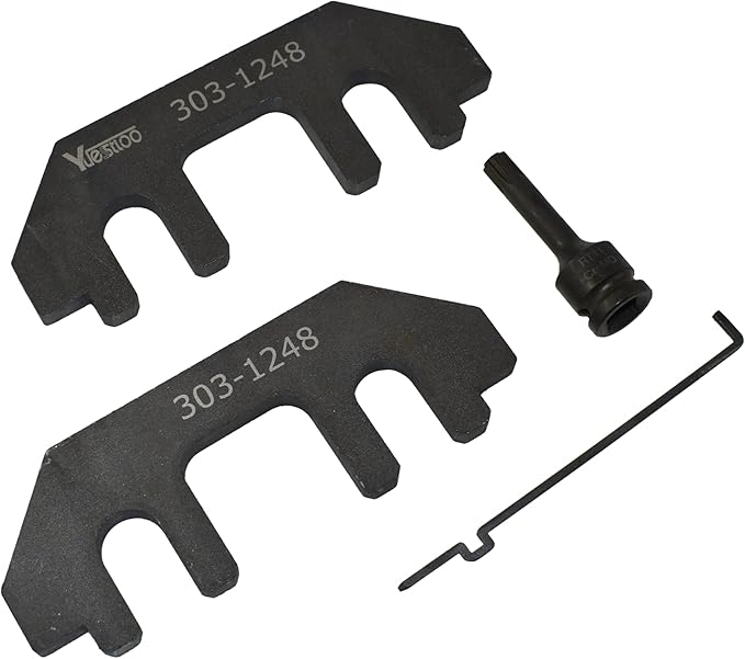 Camshaft Holding Tool Kit with Tension Tool, Timing Alignment Holder Tool Compatible with Ford 3.5L & 3.7L 4V Engines, 3.5 EcoBoost, Replace 303-1248 303-1530 RT11, with Case and Gloves