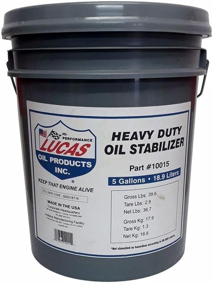 Lucas Oil 10015 Heavy Duty Oil Stabilizer - 5 Gallon