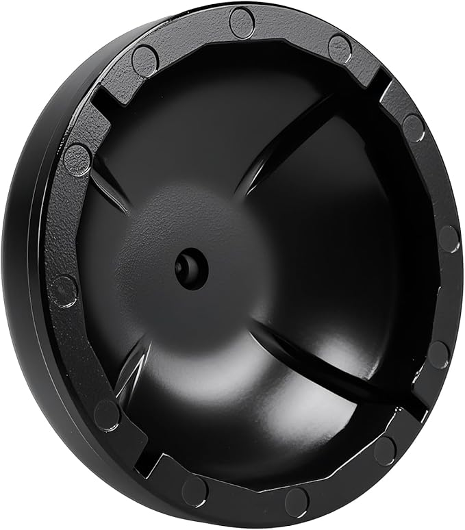 Aluminum Fuel Filter Wrench with Four Tabs Compatible with Ram 1500, 86.5MM 16 Flutes Oil Filter Wrench Fit for BMW Volvo, 2-in-1 Filter Cap Removal Tool 3/8" Square Drive and 1" Hex Drive