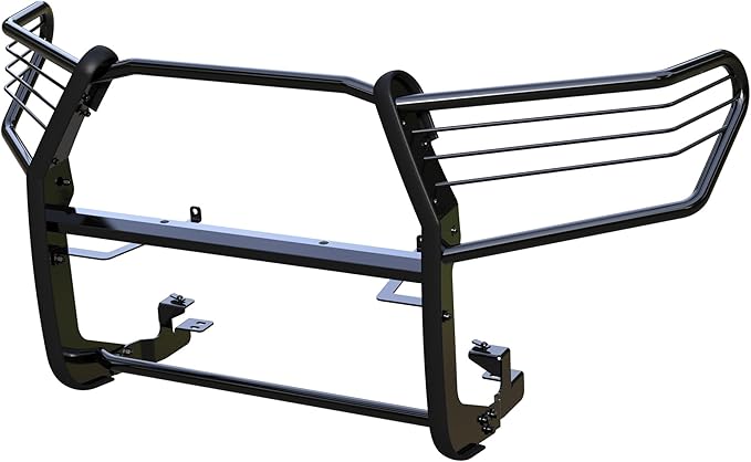 Black Horse Grille Guard Modular Black Compatible with 2024-2024 Toyota Tacoma-17A096404MA