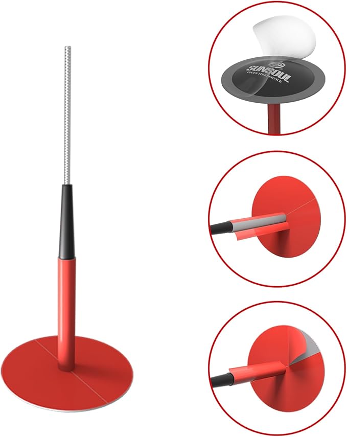 SUNSOUL 24pcs Combination Repair Unit,Tire Repair Patch Plug 0.22” x 1.69”, Tire Patch Plug Kit,Mushroom Tire Plug Patch for Car Motorcycle Truck Bus