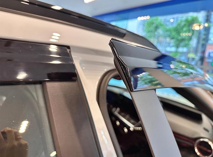 AUTOCLOVER Smoked Window Visor Sun Rain Vent Guard 4p for 2024 Trax, E291