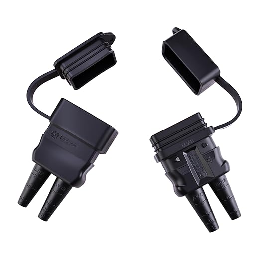 Waterproof Cover for Battery Quick Connect/Disconnect IP67 Rated for 6-12 Gauge Wire Connectors Ideal for Winch, Automotive, Marine, Outdoor Use