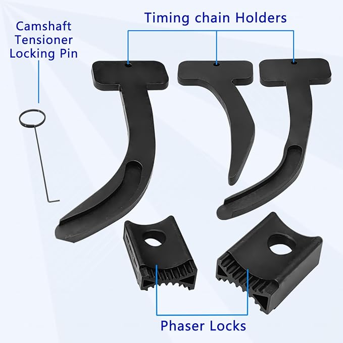 ZKTOOL 3.6 Pentastar Timing Tool Kit Compatible with 2011 to 2019 Chrysler Dodge Jeep Ram, Camshaft Holding Tools, Camshaft Phaser Timing Tool Set, 3.6L Camshaft Timing Tools for 10200A 10202 10369A