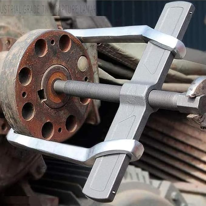2-Jaw Gear Puller, 2 Claw Gears Puller for Removal of Pulley Flywheel Bearing, Puller Tool Separate Lifting Device（10 Inch ）