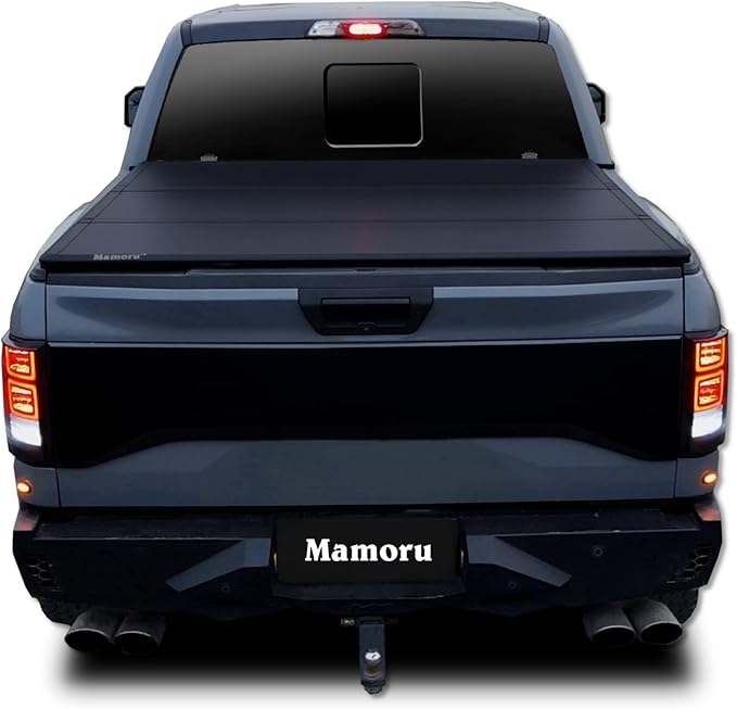 Mamoru 5.5ft Hard Tri-Fold Tonneau Cover for 2004-2014 Ford F-150 | 2006-2014 Lincoln Mark LT Truck Bed Cover | Fleeside