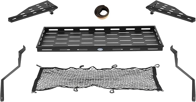Hooke Road Crosstrek Rear Trunk Cargo Rack Basket Tray for 2013-2017 Subaru XV Crosstrek, Lightweight Steel Interior Storage Luggage Carrier