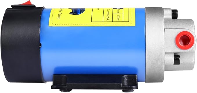 NORJIN Oil Extractor Pump 12V 100W, Engine Oil Transfer Change Pump, Portable Electric Self-Priming Gear Pump Oil Change Pump with Tubes for Car Motorcycle RV ATV and Boat