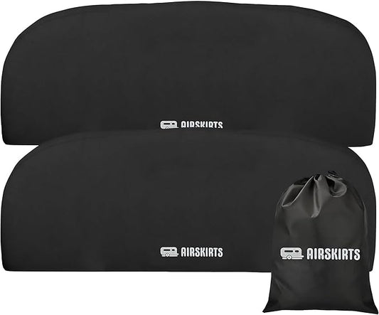 Triple-Axle RV Tire Covers for Trailers, RVs, Campers, Waterproof and UV Resistant, Thick 600D Oxford Polyester Material, Durable Protection, Fits 27"-30" Tires, RV Tire Covers Set of 2