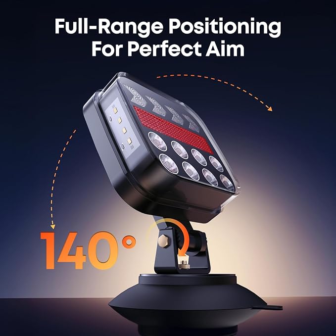 Wireless Trailer Lights Magnetic, Rechargeable LED Tail Lights with 2.4GHz Wireless Signal, Adjustable Magnetic Tow Light for Trucks, Boats, RVs, Campers, IP67 Waterproof Trailer Light Kit