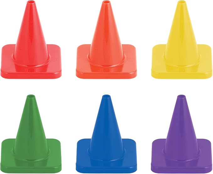 Champion Sports Hi Visibility Flexible Vinyl Cones