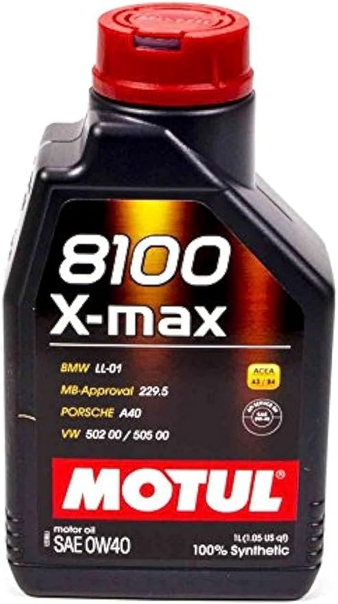 Motul MTL104531 8100 0w40 X-Max Oil, 1 Liter