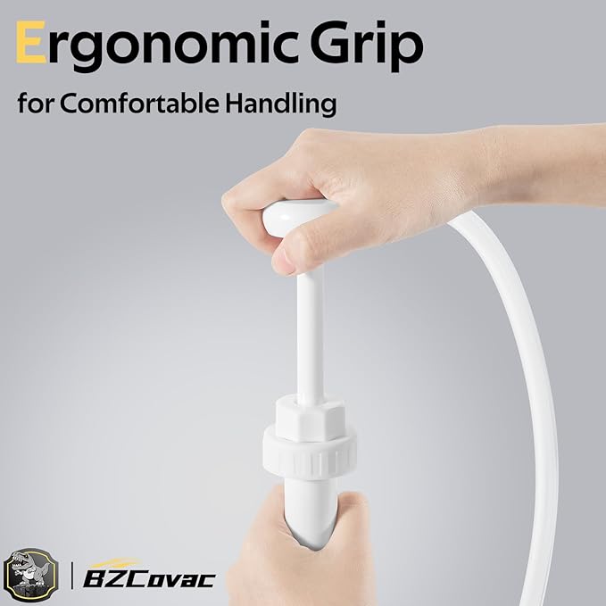 30cc Hand Oil Transfer Pump Fluid Pump for Gallon Bottles and Wide-Mouth Quart Bottles - Transfers Gear Oil, Transmission Fluid, Differential Fluid, and Antifreeze