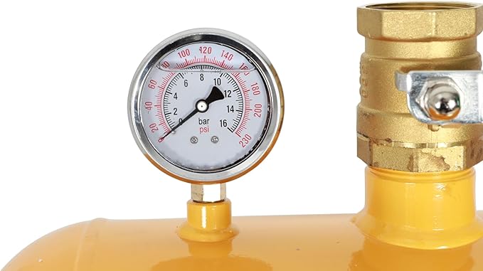 BLACKHORSE-RACING 7.5 Gallon Air Tire Bead Seater - Blaster Tool Seating Inflator w/Gauge Car Truck ATV Tank Heavy Duty