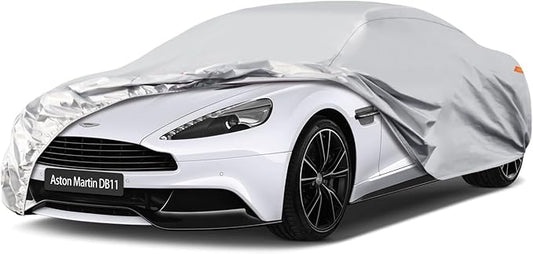 Waterproof Car Cover for Aston Martin DB11(2016-2023), 5 Layers Compatible with Aston Martin DB11 All Weather, Snowproof Windproof Rain Ice Sun UV Protection