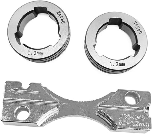 KP1696-035C Drive Roll Kit .045" V-Groove Fit for Lincoln 216 255XT 350MP MIG Welder for 25M LF-72 LN-15 LN-25 PRO Dual Power Wire Feeder for Flux Core