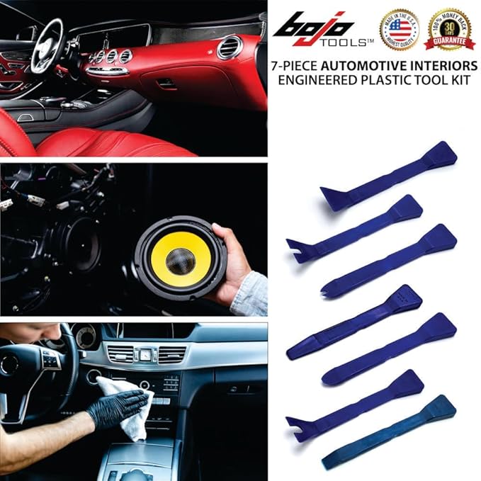 Bojo Tools - 7-Piece Automotive Interior Prying Tools Kit F1