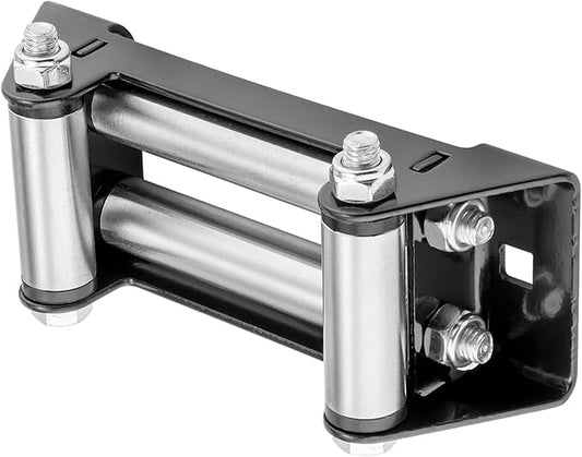 WeiSen 6" (152MM) Winch Roller Fairlead Cable Guide fit 4000-5500 LBS UTV Winches