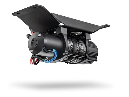 SuperATV 4500 lb. Ready-Fit Winch for Polaris Ranger SP 570 Midsize (2022+) | 266.1 Gear Ratio | 50 Foot Remote Range | 3/16 Inch Steel | Permanent Magnet DC 12V, 1.3 HP Motor