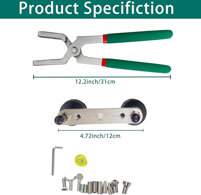 Car Door Fender Body Edge Crimp Plier, Auto Car Dent Repair Tools Wheel Eyebrow Pit Shaping Tool Door Cover Edge Sheet