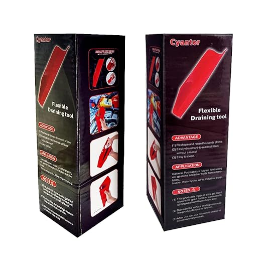 Flexible Oil Drain Tool Funnel, Reusable Oil Filter Funnel Spill Free, Portable Flexible Draining Tool Can be Molded Into Different Shape