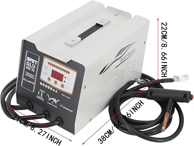 110V 120000UF Aluminum SPOT Welder Machine,Spot Welder Dent Puller, Vehicle DENT Puller,M4/M5/M6 Stud Welder Machine for CAR Body DENT REPIAR Shops (F6100)