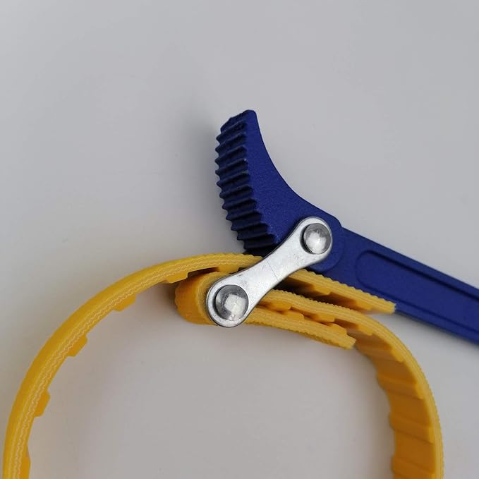 Belt Type Oil Filter Wrench Car Multi-Purpose Adjustable removal Wrench Auto Engine Tools Motorcycle Repair Belt for Filter and Pipe 8 Inch