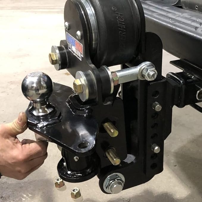 Shocker Air Equalizer for Weight Distribution Hitch, Fits 2-1/2" Hitch 5" Rise 4" Drop