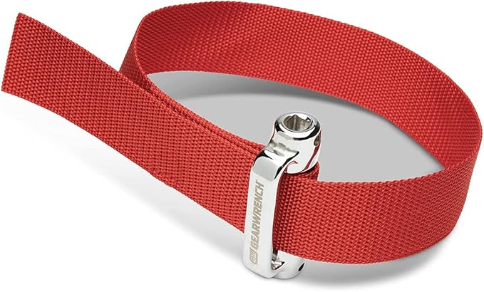 GEARWRENCH Heavy-Duty Oil Filter Strap Wrench | 3/8" & 1/2" Drive | 3529D