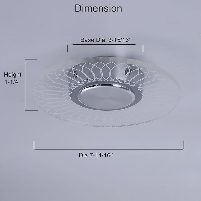2Pack LED RV Ceiling Light Fixture with On&Off Switch, Crystal Acrylic 12V RV Wall Sconce Light for Motorhome Trailer Camper