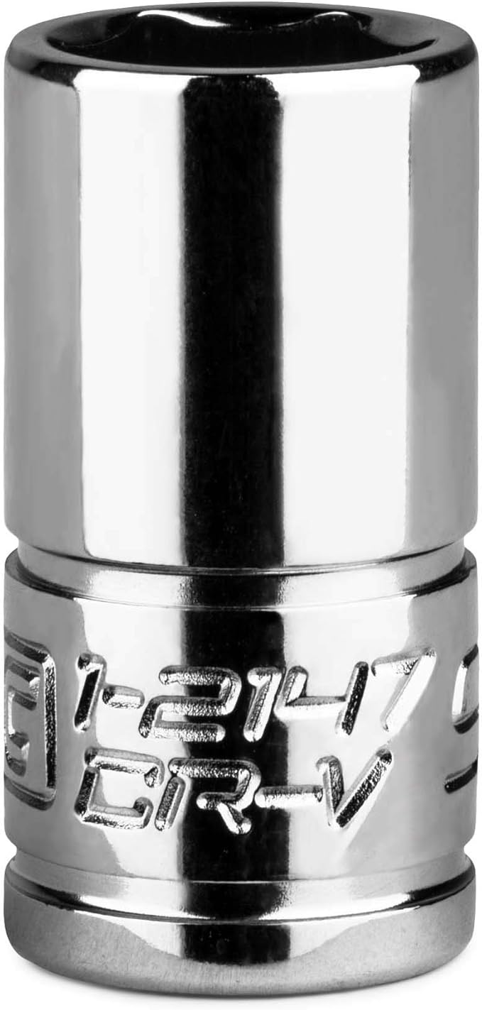 Capri Tools 1/4 in. Drive 9 mm 6-Point Shallow Socket, Steel