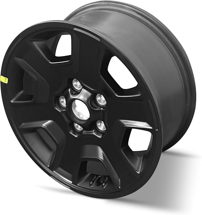 For 2021-2024 Jeep Gladiator 17 Inch Painted Black Alloy - Genuine OEM Rim - Road Ready Truck Wheel