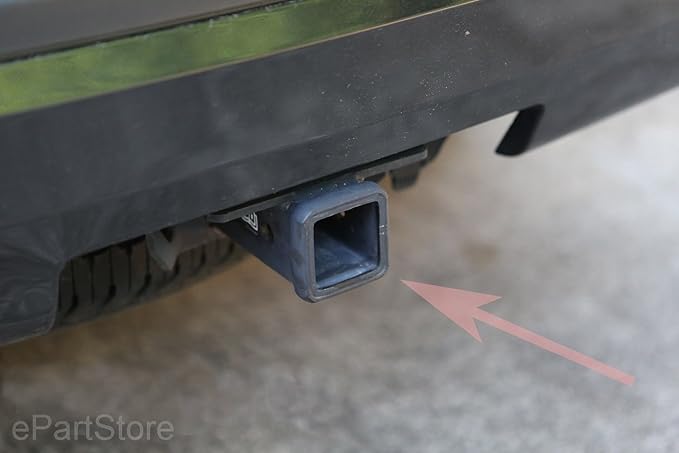 eVerHITCH USA Flag Metal Trailer Hitch Cover Plug (Fits 2" Receivers, Black & Chrome)