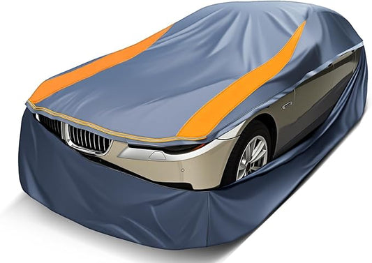 Full Enclosed Car Cover Universal Fit CRV,RAV4,CX5/CX30,Rogue,Forester/Crosstrek,Tiguan,Escape,Tucson,Sportage,NX/UX,BMW X1/X3,Benz GLA/GLB,XT4/GT4,Q3,QX30,Vibe/Aztek,Civic/Prius Hatchback