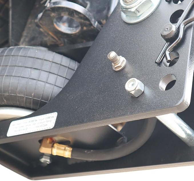 Shocker HD Max Air Hitch & Combo Ball, Fits 2" Hitch Red Combo 2" & 2-5/16" Balls