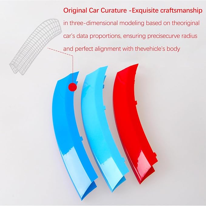 Automotive Grill Inserts for BMW X5 E70 2007-2013 and X6 E71 2008-2012 (7 Grilles), Front Grille Accessories