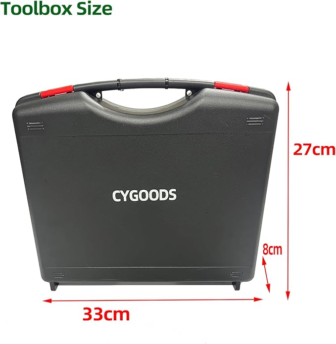 Gold Lifter Toools Kit,Auto Dent Puller Kit,Car Bodywork Door Dings Remover,Paintless Large & Small Ding Hail Dent Removal Tools with Toolbox (XB84)