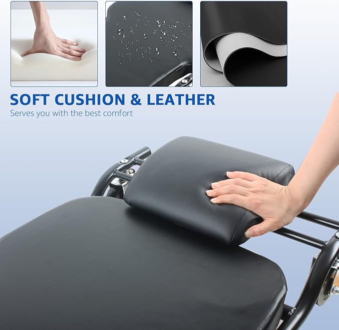 HKTE 44 inches Heavy Duty Garage Creeper, Low Profile Design, Durable Metal Frame, Comfortable Pillow