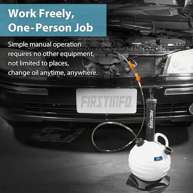 FIRSTINFO A1116H 6L Manual Oil Vacuum Extractor | 59 Inch Tube | TAIWAN