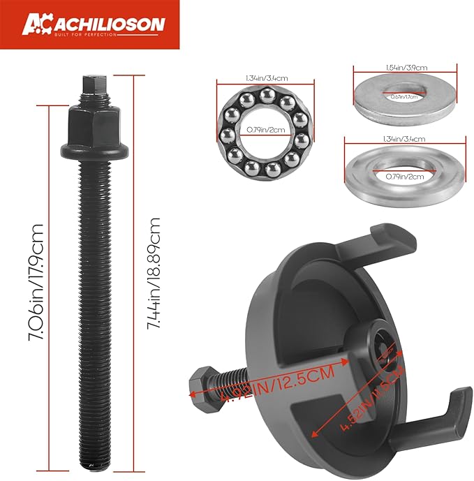 for GM 25264 Harmonic Balancer Puller and 551141 Crank Pulley Install Tool Harmonic Balancer Installation Tool Replacement for GM LS Series Engines 1997-UP