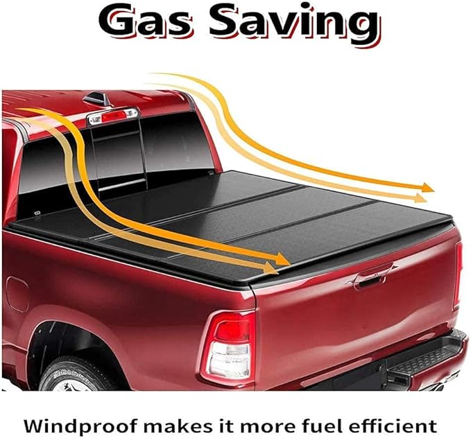 5'6" Hard Fiberglass Tri-Fold Truck Bed Tonneau Cover | 6899012 | Fits for 2015-2025 F150