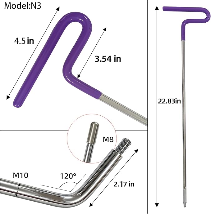 M16 Big Size Slide Puller,190 PCS Paintless Dent Removal tools Kit,Auto Body Hail Removal Tool, Bodywork Dings Dent Puller Remover kit,A Complete Car Dent Repair Tools Set for Professional Auto Repair