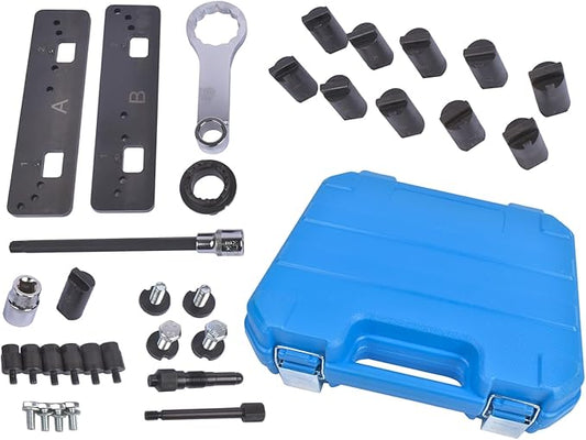 EA839 Engine Camshaft Timing Tool Kit T40331 Replacement for Audi A4 Porsche 2.9T 3.0T Hybrid Version T90002 Camshaft Locking Device Tool