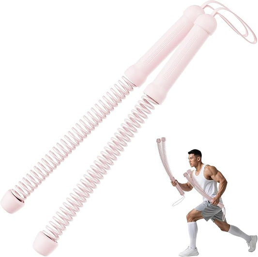 2PCS Weighted Ropeless Battle Ropes for Home Gym, Heavy Duty Arm Exerciser for Strength Training, Portable Battle Rope for Advanced Workouts and Core Muscle Building