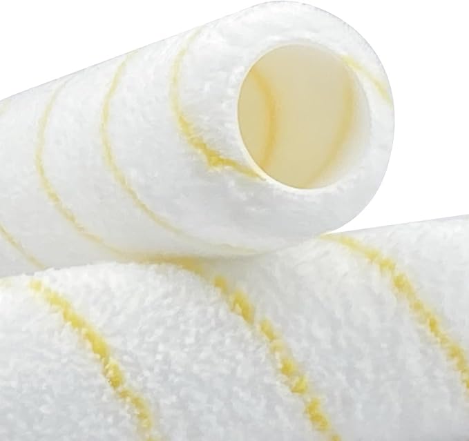King Origin 9 Inch Microfiber Paint Roller Covers 1/2 Nap - 12 Pack, Professional Wall & Ceiling Paint Supplies, Paint Roller Naps for Roller Frame, No Drip Painting Tools for Home