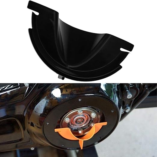 HDBUBALUS Motorcycle Primary Case Plastics Primary Oil Fill Funnel Fit for Harley Touring Trike Models 2006-2017 Dyna 2007-2018 Softail Black