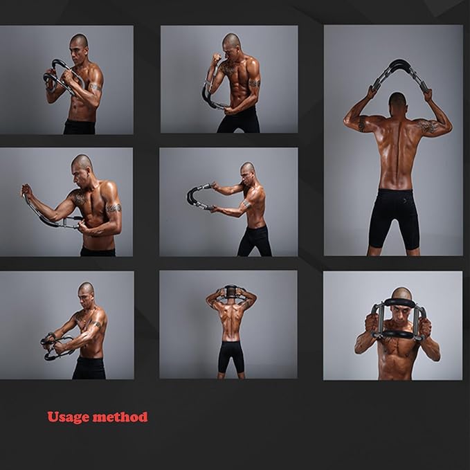 Twister Arm Trainer,The Ultimate arm Trainer.Adjustable Twister Arm Chest Exerciser,Shoulder Muscle Training Fitness Equipment, Upper Body Strength Training Machine.Portable Spring Resistance