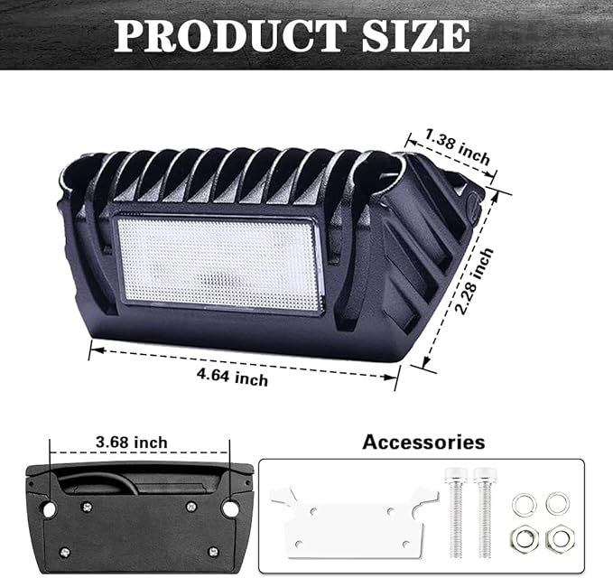 5inch RV Lights Exterior, 2PCS Universal Aluminum RV Porch Light Awning Light Scene Lighting Compatible with RV Outdoor Camper Trailers Porches Towing 5th Wheels Utility Vehicles